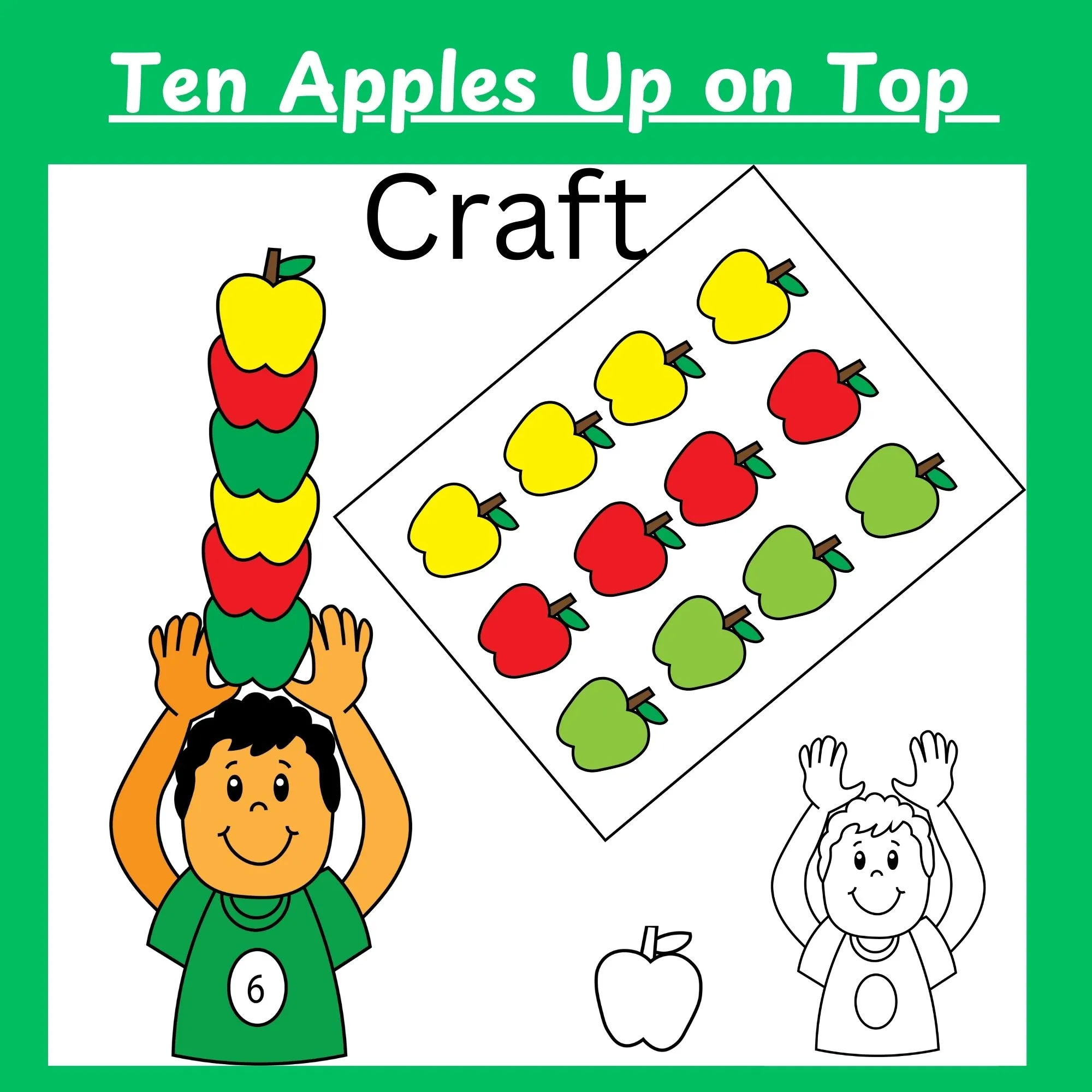Ten Apples Up on Top Craft